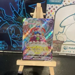 Pokemon Cards Alcremie VMAX 023/073 Champion's Path Holo Rare VMAX NM - Image 1