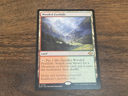 WotC MAGIC the Gathering MODERN HORIZONS 3 unplayed mint rare WOODED FOOTHILLS - Image 2