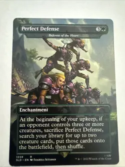 Perfect Defense - Defense of the Heart (Borderless) Secret Lair Drop Regular - Image 1