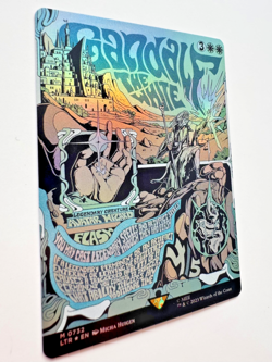 Gandalf the White – Borderless Poster Foil – Lord of the Rings MTG – NM - Image 2