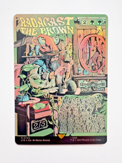 Radagast the Brown – Borderless Poster Foil – Lord of the Rings MTG – NM - Image 1