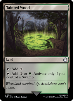 Tainted Wood #301 | Near Mint | Fallout Magic MTG - Image 1