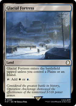 Glacial Fortress #266 | Near Mint | Fallout Magic MTG - Image 1