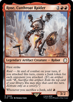 Rose, Cutthroat Raider #66 | Near Mint | Fallout Magic MTG - Image 1