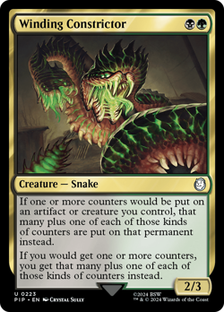 Winding Constrictor #223 | Near Mint | Fallout Magic MTG - Image 1