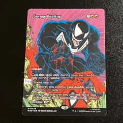 Savage Beating (Borderless) Marvel Universe Eternal-Legal Regular - Image 1