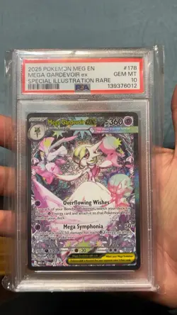 Pokemon Mega Gardevoir ex 2025 Me01 178/132 Special Illustration Rare Holo PSA … - Image 1