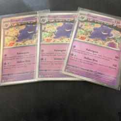 Gengar 094/165 Cosmos Holo Pokemon 151 SWSH Sam’s Club Exclusive X3 - Image 1