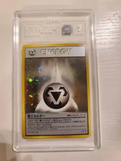 Pokemon Metal Energy Holo from Japanese Neo Genesis Tag 7 DIGG REPORT NM - Image 1
