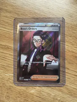 Boss’s Orders 256/217 Ultra Rare Full Art Pokemon TCG Ascended Heroes NM - Image 1