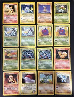 Pokemon TCG WOTC Lot Of 16 Base Set 2, Neo Genesis, Base Set Vintage Cards - Image 1