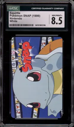 Pokemon Squirtle Snap Nintendo White CGC 8.5 - Image 1