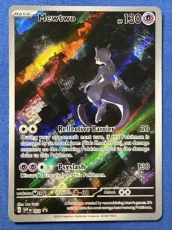 Pokemon Mewtwo TCG Scarlet & Violet 151 UPC Promo Holo Rare SVP052 NM - Image 1