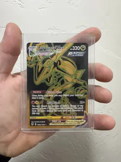 Pokemon TCG Rayquaza VMAX TG29/TG30 Silver Tempest Holo Gold Secret Rare - Image 1