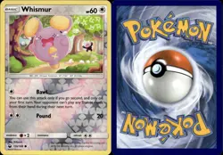 LP Pokemon Whismur - 116/168 - Common - Reverse Holo Lightly Played Celestial St - Image 1