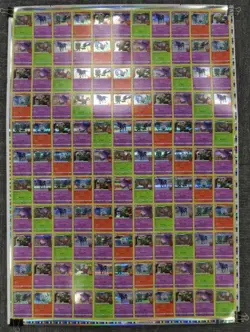 2023 Pokemon Halloween Trick or Trade BOOster English Foil Uncut Sheet (e) - Image 1