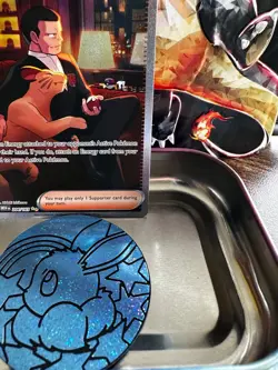 Pokemon TCG Giovanni's Charisma 204/165 Scarlet & Violet 151 Holo Illustration - Image 4