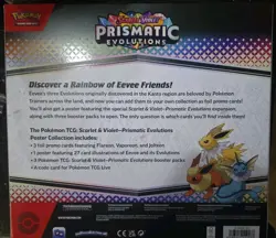 Pokemon Prismatic Evolutions Poster Collection Scarlet & Violet NEW Sealed - Image 2