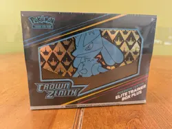 Crown Zenith Pokemon Center Elite Trainer Box ETB Factory Sealed - Image 1