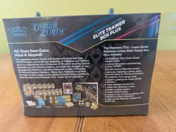 Crown Zenith Pokemon Center Elite Trainer Box ETB Factory Sealed - Image 2