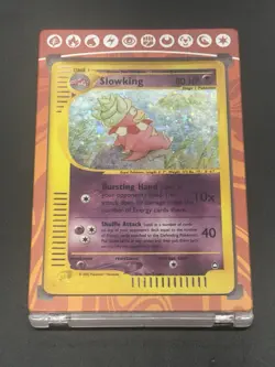 2003 Pokemon Aquapolis Slowking H22/H32 Holo Rare E-Reader WOTC LP/MP - Image 1