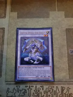 YUGIOH CELESTIAL DOUBLE STAR SHAMAN DUSA-EN018 ULTRA 1ST ED NM - Image 1