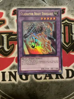 Yugioh Gladiator Beast Essedarii EXVC-EN086 Ultra Rare 1st Ed LP - Image 3