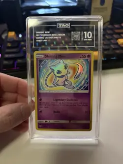 TAG 10 Shining Mew Holo Shiny Rare 2017 Pokemon Shining Legends Card 40/73 - Image 1