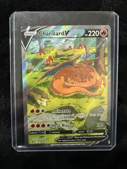 Pokemon TCG Charizard v SWSH260 Sword & Shield Promo Card Near Mint Condition - Image 3