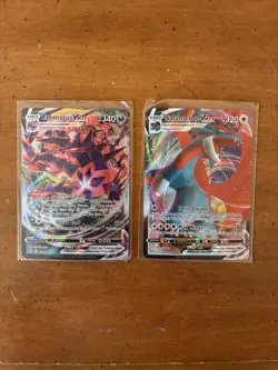 Lot Of 2 Pokemon Vmax Cards NM (Eternatus & Salamence) - Image 1