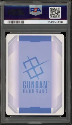 Gundam Card Game Wing Gundam Beta Edition Alternate Art #001 PSA 10 Gem Mint - Image 2