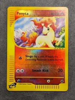 Ponyta - 126/165 - Pokemon Expedition Reverse Holo Rare Card - LP - Image 1