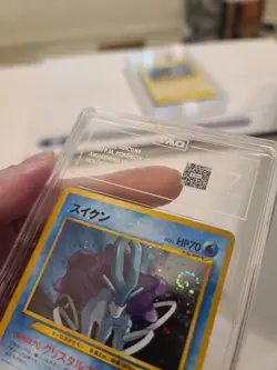 Suicune Holo No.245 Neo 3 Revelation NM Japanese Pokemon Card 2000 SWIRL TAG 7 - Image 3