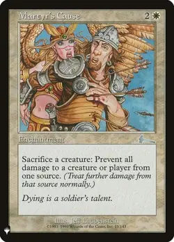 Martyr's Cause - Retro Frame The List LP MTG - Image 1