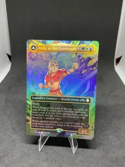 Aang, at the Crossroads (Borderless) Avatar: The Last Airbender Foil MTG 0304 - Image 1