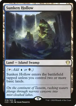 NM Sunken Hollow, MTG, Ikoria Commander, Magic the Gathering, 318 - Image 1