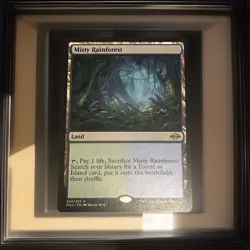 MTG Misty Rainforest Wizards Of The Coast 2021 #250/303 R - Image 1