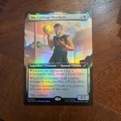 MTG avatar The Cabbage Merchant #203 Foil Extended Art Foil - Image 1