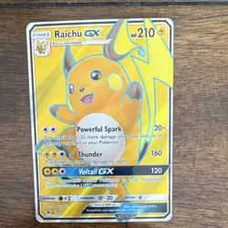 Raichu GX[SM90 SM Black Star Promo] - Pokemon TCG Full Art Holo HP 210 GX - Image 1