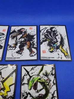 Sumi-e Retsuden vol. #2 FULL SET 5 Individual Card SLEEVES Pokemon Center Japan - Image 4