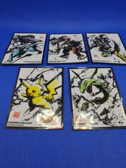 Sumi-e Retsuden vol. #2 FULL SET 5 Individual Card SLEEVES Pokemon Center Japan - Image 5