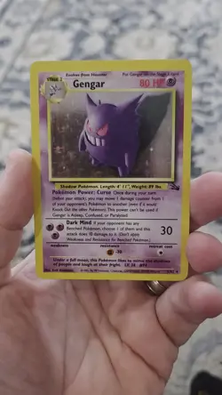 Pokemon Gengar 5/62 Fossil Holo Rare Vintage WOTC Near Mint NM - Image 2