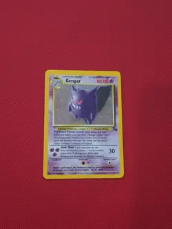 Pokemon Gengar 5/62 Fossil Holo Rare Vintage WOTC Near Mint NM - Image 3