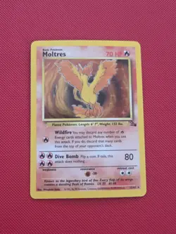 Pokemon TCG Moltres 12/62 Holo Unlimited Rare Fossil Set 🔥 - Image 1