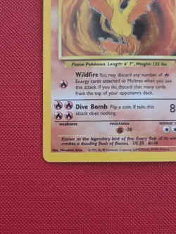 Pokemon TCG Moltres 12/62 Holo Unlimited Rare Fossil Set 🔥 - Image 5