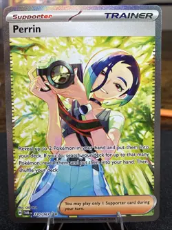 Pokemon TCG Trainer Perrin 220/167 Sir Twilight Masquerade - Image 1