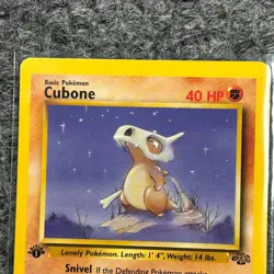 Vintage Pokemon Jungle Cubone 1st Edition 50/64 Non-Holo NM/Mint - Image 3