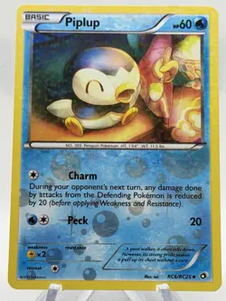 Pokemon TCG - PIPLUP - RC6/RC25 - RADIANT HOLO - LEGENDARY TREASURES (2013) - LP - Image 1