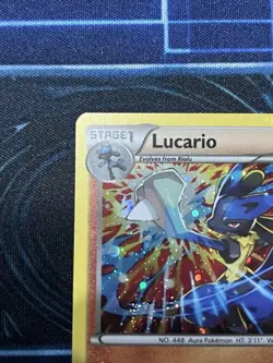 Mega Lucario ex 160/132 Ultra Rare Full Art Pokemon 2 Card Lot - Image 3