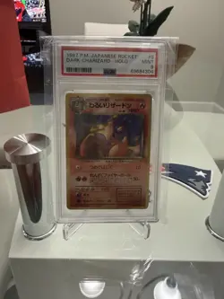 Pokemon Dark Charizard Team Rocket Japanese Holo Rare #006 PSA 9 Mint - Image 1